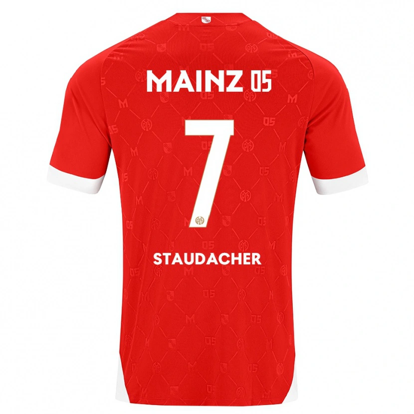 Danxen Men Leon Staudacher #7 Red White Home Jersey 2026/27 T-Shirt