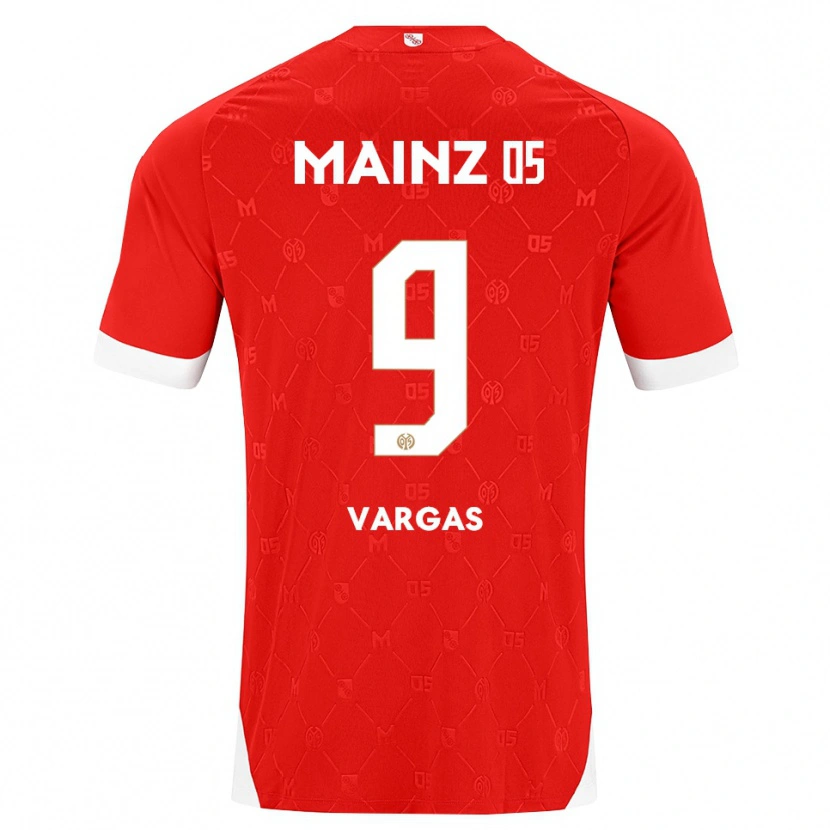 Danxen Men Nayrobi Vargas #9 Red White Home Jersey 2026/27 T-Shirt