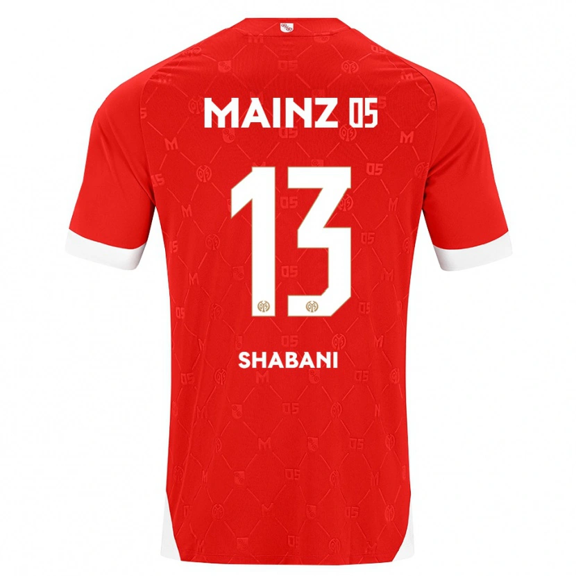 Danxen Men Eniss Shabani #13 Red White Home Jersey 2026/27 T-Shirt