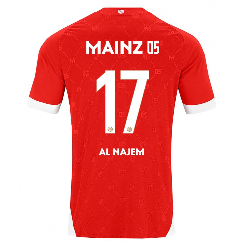 Danxen Men Salma Al Najem #17 Red White Home Jersey 2026/27 T-Shirt