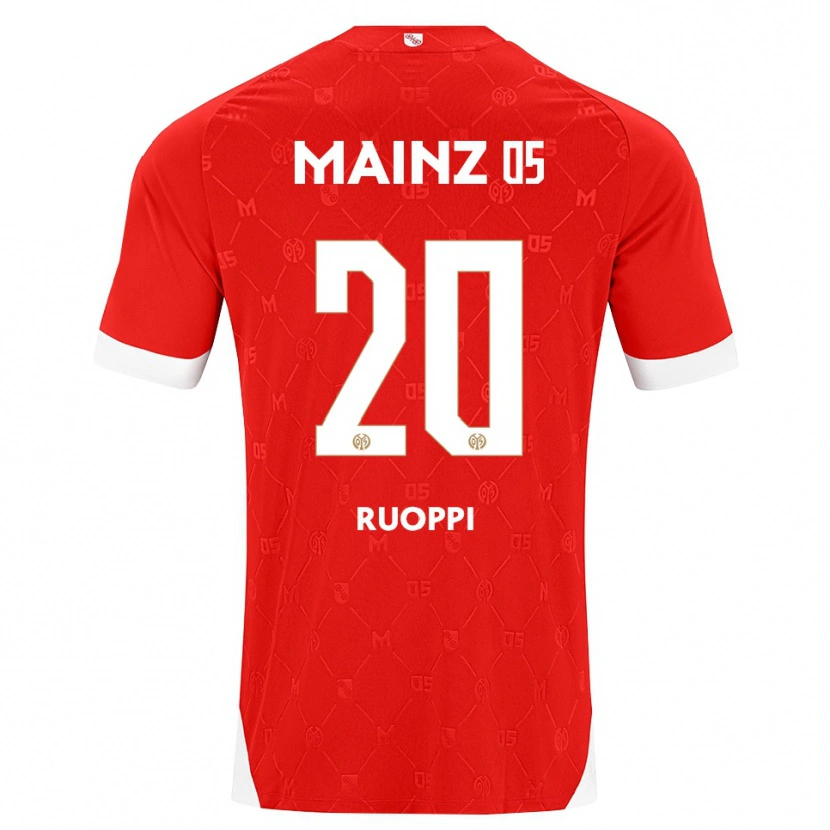 Danxen Men Otto Ruoppi #20 Red White Home Jersey 2026/27 T-Shirt
