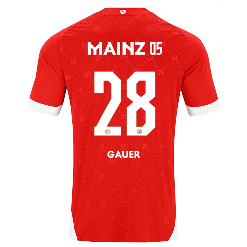 Danxen Men Luke Gauer #28 Red White Home Jersey 2026/27 T-Shirt