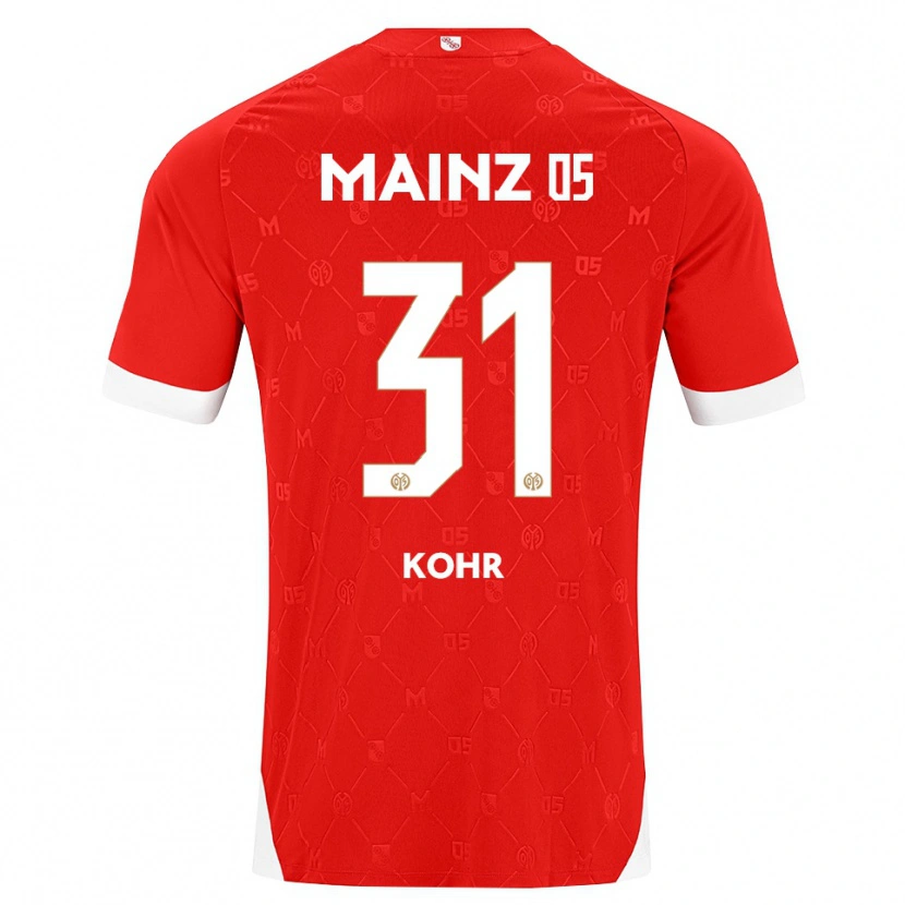 Danxen Men Dominik Kohr #31 Red White Home Jersey 2026/27 T-Shirt