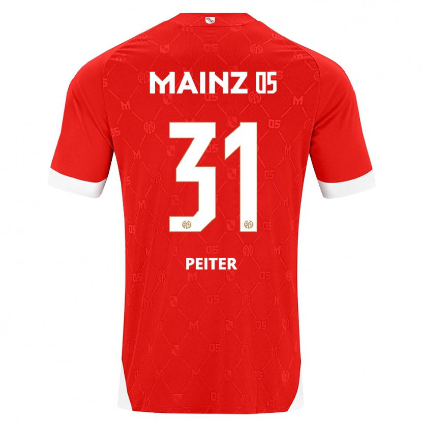 Danxen Men Chiara Peiter #31 Red White Home Jersey 2026/27 T-Shirt