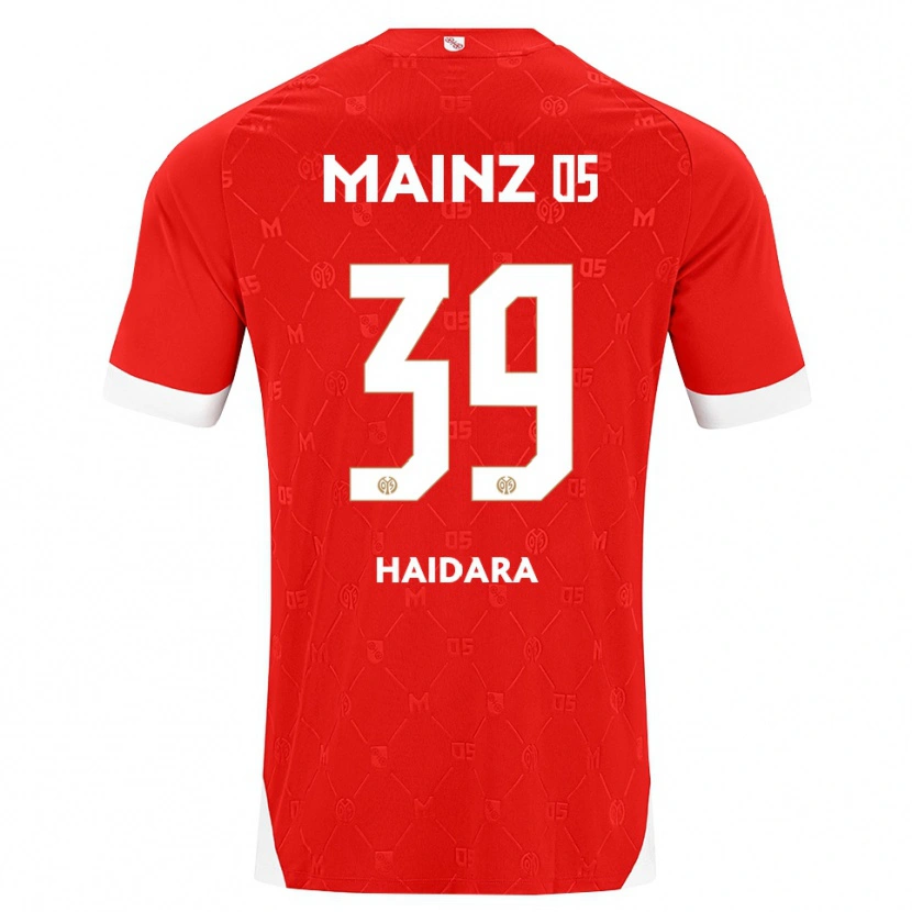 Danxen Men Alynho Haidara #39 Red White Home Jersey 2026/27 T-Shirt