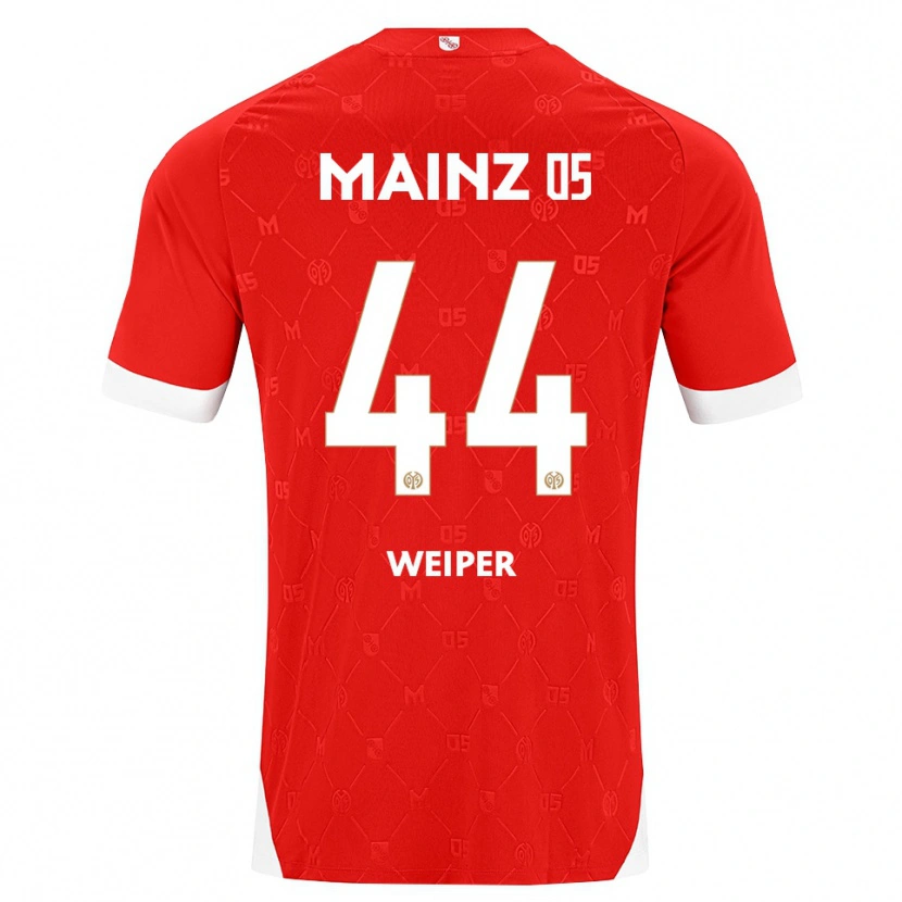 Danxen Men Nelson Weiper #44 Red White Home Jersey 2026/27 T-Shirt