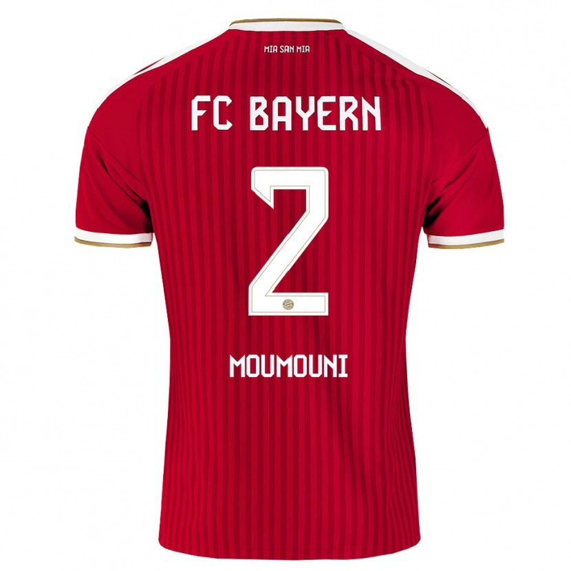 Danxen Men Rayan Moumouni #2 Red White Blue Home Jersey 2026/27 T-Shirt