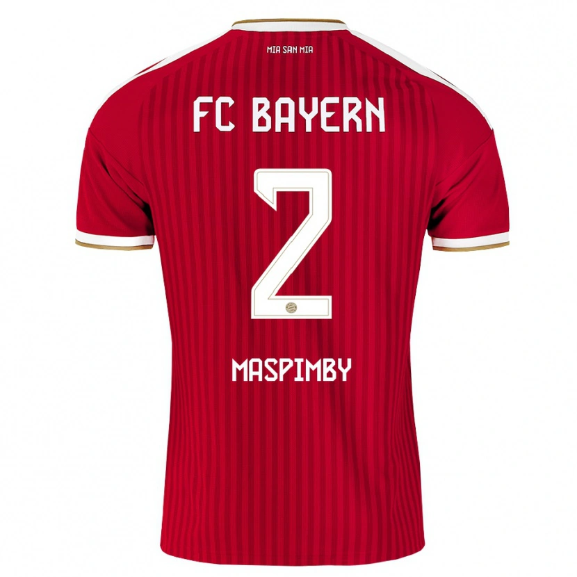 Danxen Men Thibault Maspimby #2 Red White Blue Home Jersey 2026/27 T-Shirt