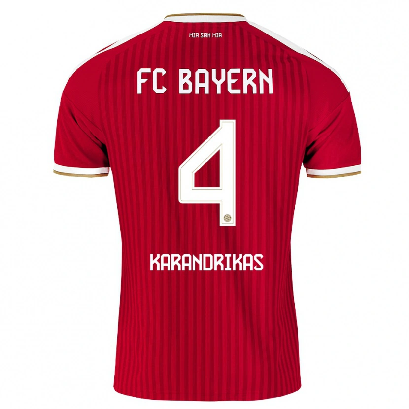 Danxen Men Konstantinos Karandrikas #4 Red White Blue Home Jersey 2026/27 T-Shirt