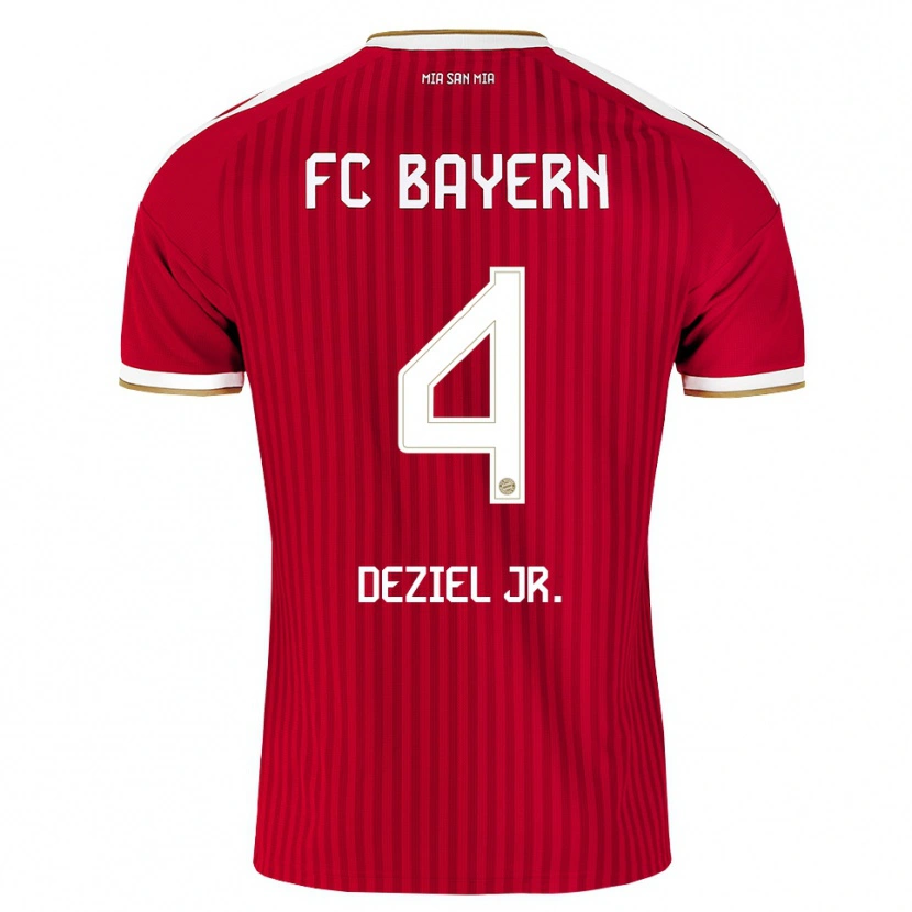 Danxen Men Robert Deziel Jr. #4 Red White Blue Home Jersey 2026/27 T-Shirt