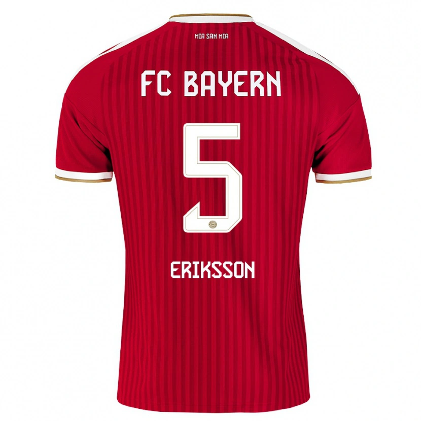 Danxen Men Magdalena Eriksson #5 Red White Blue Home Jersey 2026/27 T-Shirt