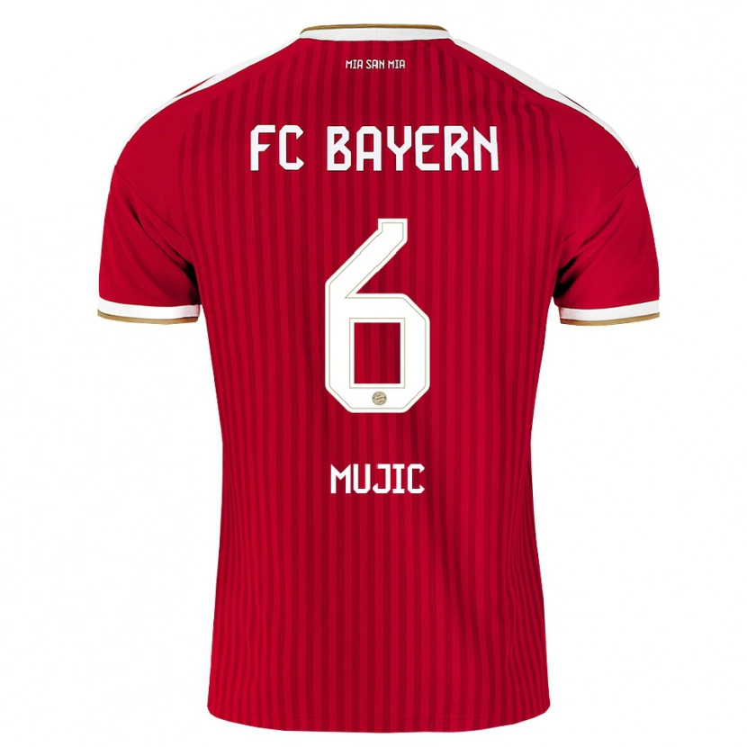 Danxen Men Tarik Mujic #6 Red White Blue Home Jersey 2026/27 T-Shirt