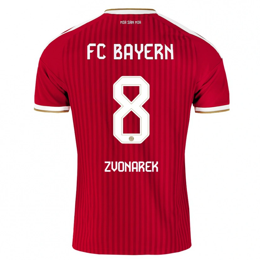 Danxen Men Lovro Zvonarek #8 Red White Blue Home Jersey 2026/27 T-Shirt