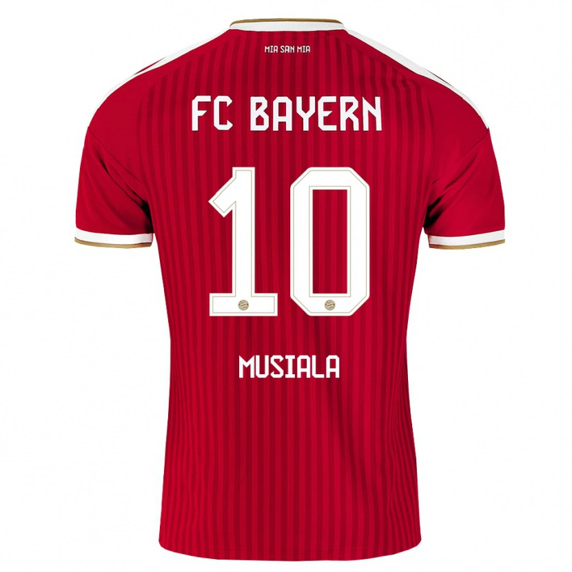 Danxen Men Jamal Musiala #10 Red White Blue Home Jersey 2026/27 T-Shirt