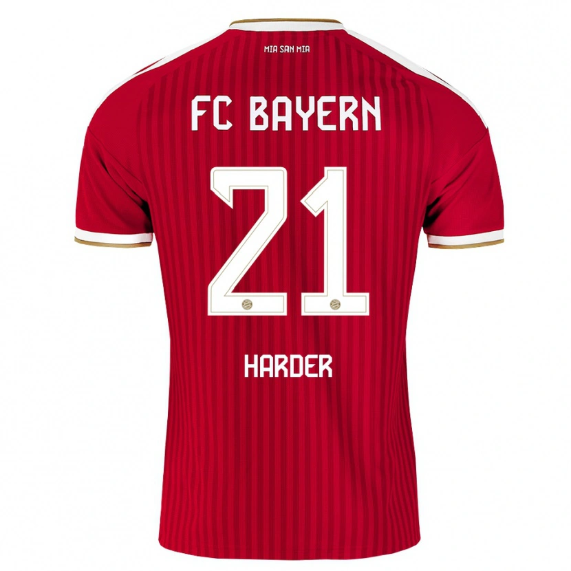 Danxen Men Pernille Harder #21 Red White Blue Home Jersey 2026/27 T-Shirt