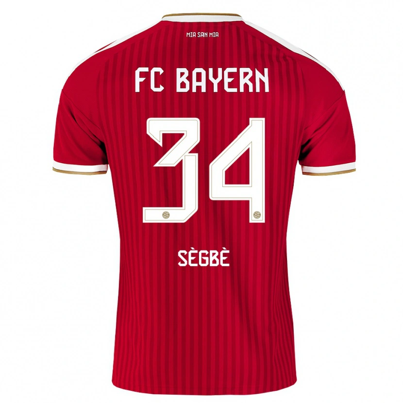 Danxen Men Désiré Sègbè #34 Red White Blue Home Jersey 2026/27 T-Shirt