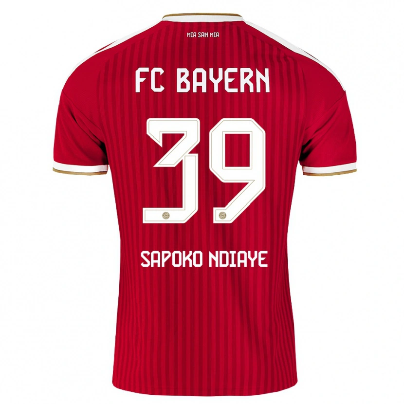 Danxen Men Bara Sapoko Ndiaye #39 Red White Blue Home Jersey 2026/27 T-Shirt