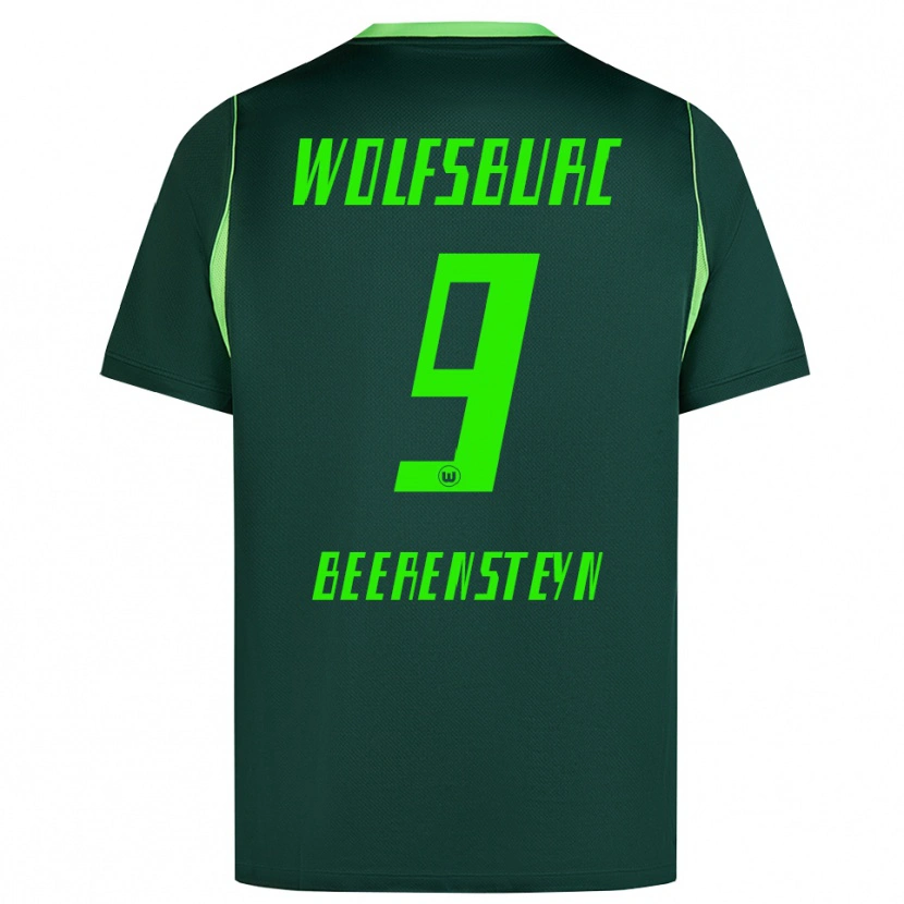 Danxen Men Lineth Beerensteyn #9 Dark Green White Home Jersey 2026/27 T-Shirt