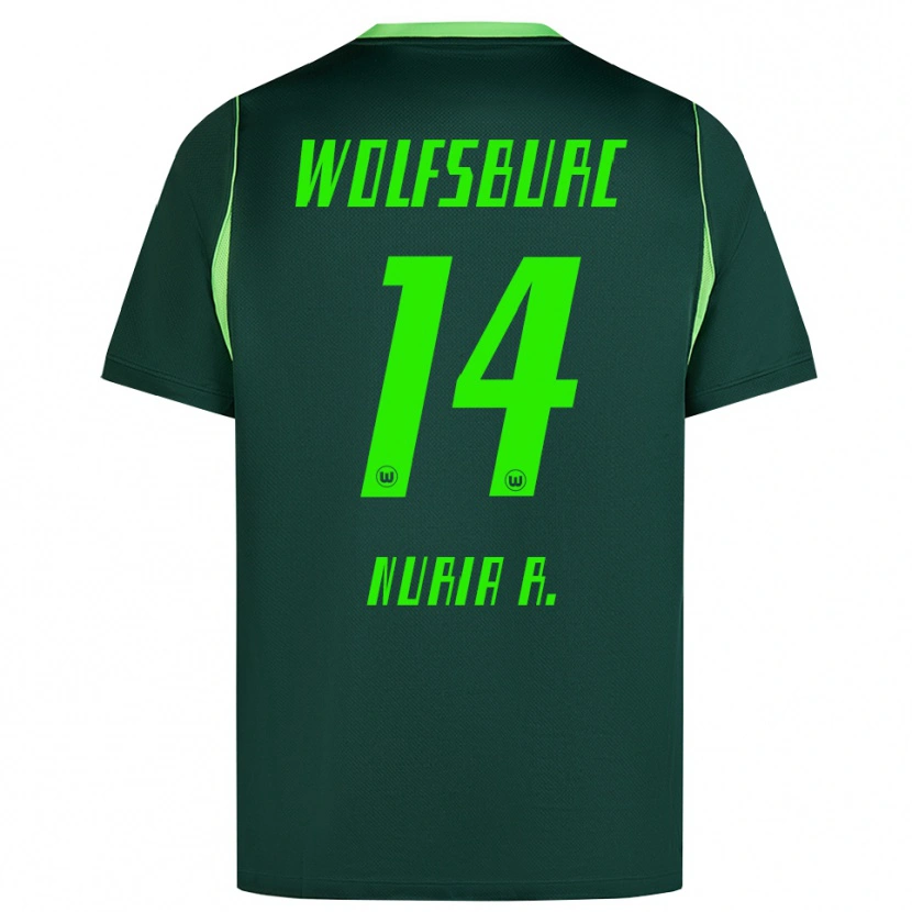 Danxen Men Nuria Rabano #14 Dark Green White Home Jersey 2026/27 T-Shirt