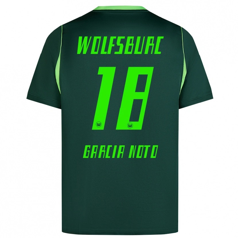 Danxen Men Estéfano García Noto #18 Dark Green White Home Jersey 2026/27 T-Shirt
