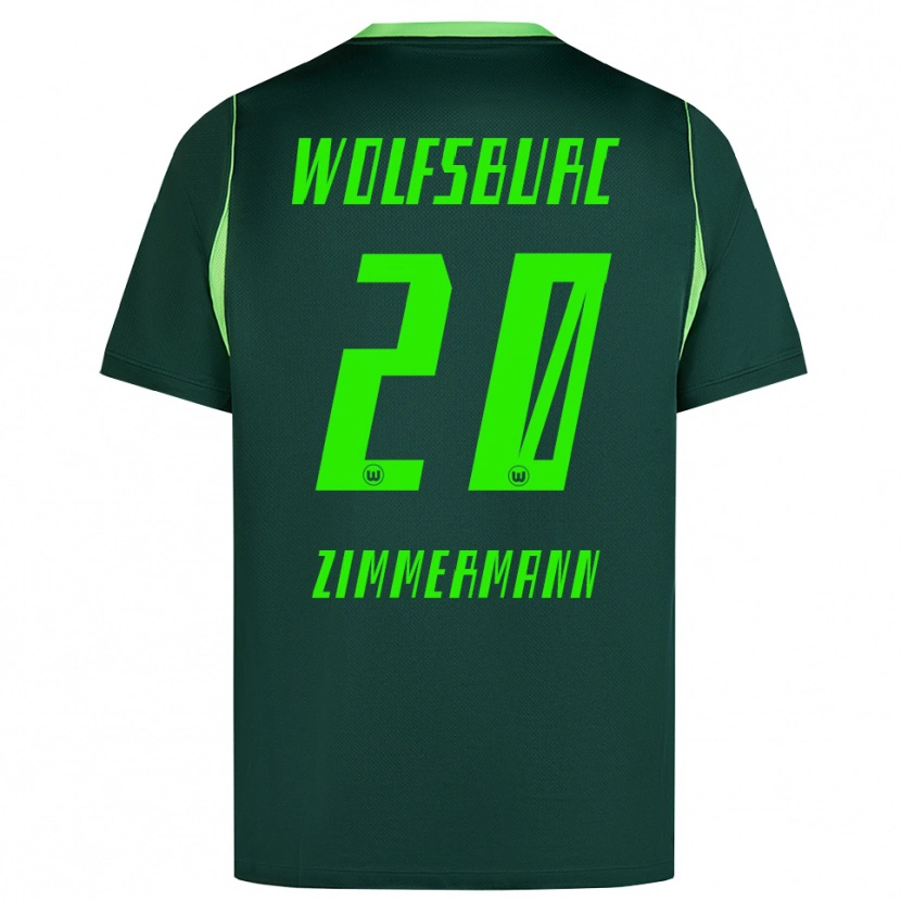 Danxen Men Elia Zimmermann #20 Dark Green White Home Jersey 2026/27 T-Shirt
