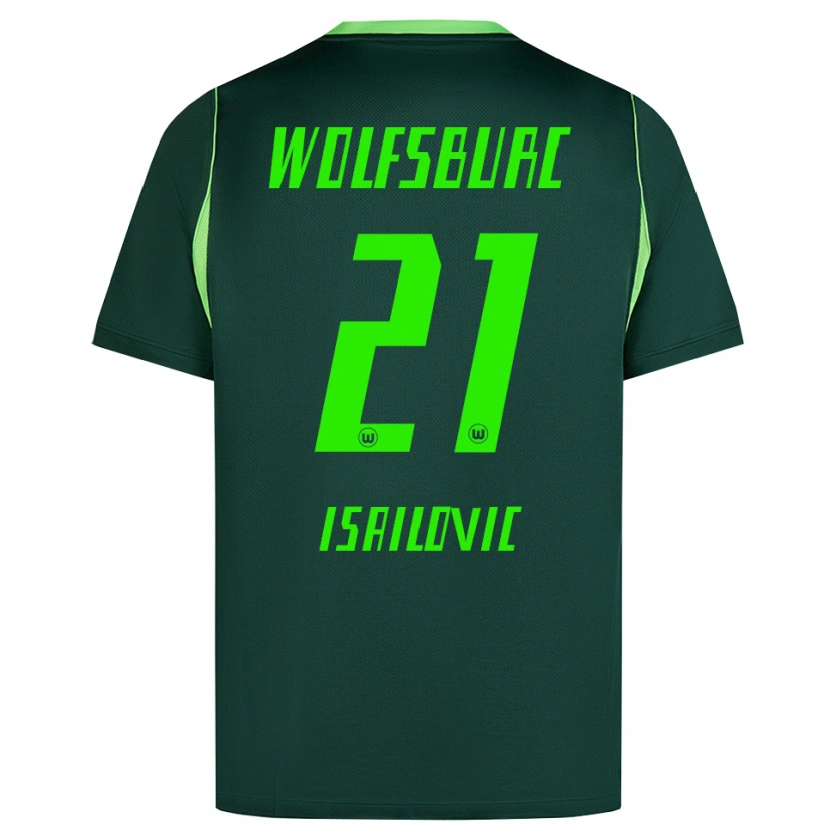 Danxen Men Nikola Isailovic #21 Dark Green White Home Jersey 2026/27 T-Shirt