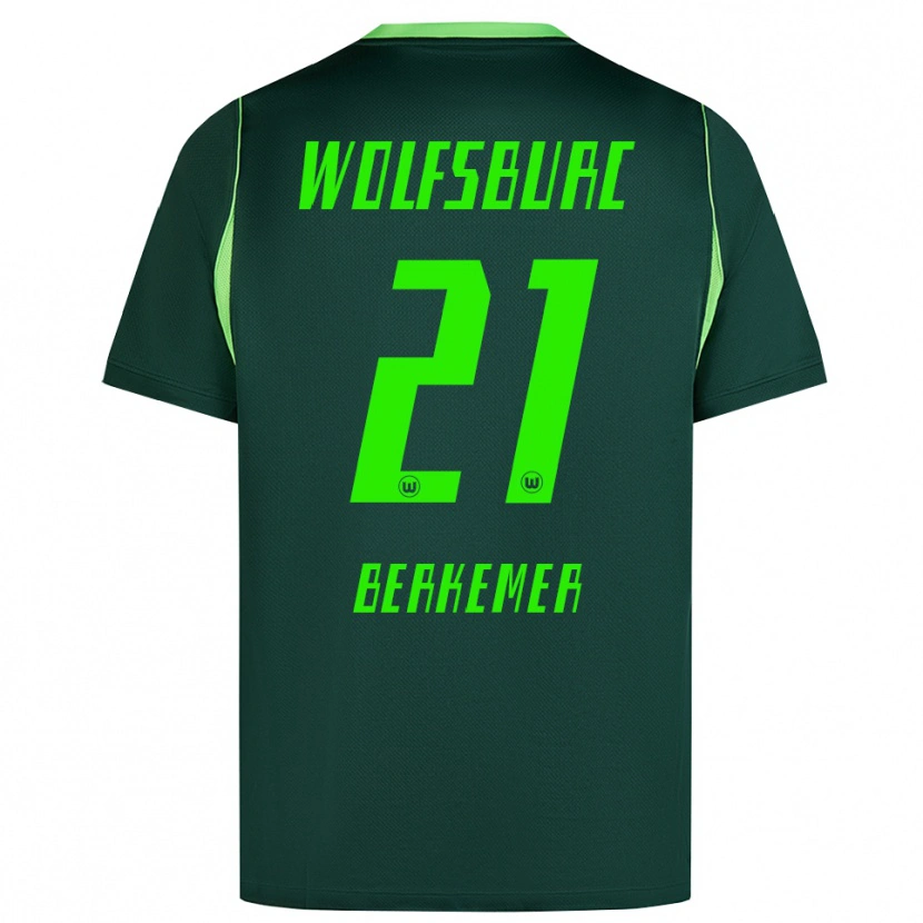 Danxen Men Melvin Berkemer #21 Dark Green White Home Jersey 2026/27 T-Shirt