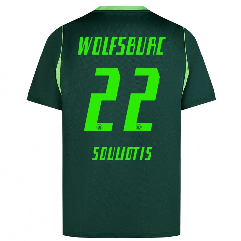 Danxen Men Spyridon Souliotis #22 Dark Green White Home Jersey 2026/27 T-Shirt