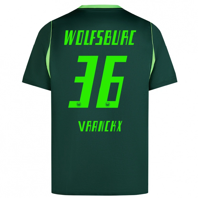 Danxen Men Aster Vranckx #36 Dark Green White Home Jersey 2026/27 T-Shirt