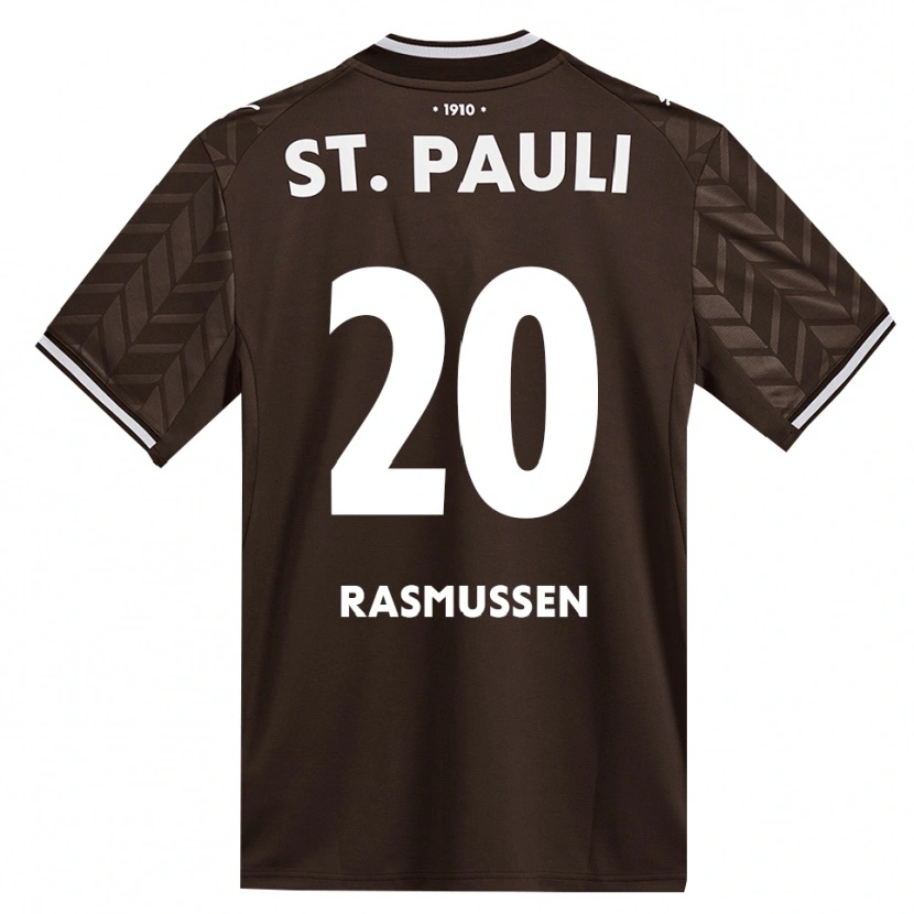Danxen Men Mathias Rasmussen #20 Café White Home Jersey 2026/27 T-Shirt