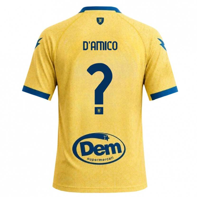Danxen Men Cristiano D'amico #0 Khaki Black Blue Home Jersey 2026/27 T-Shirt