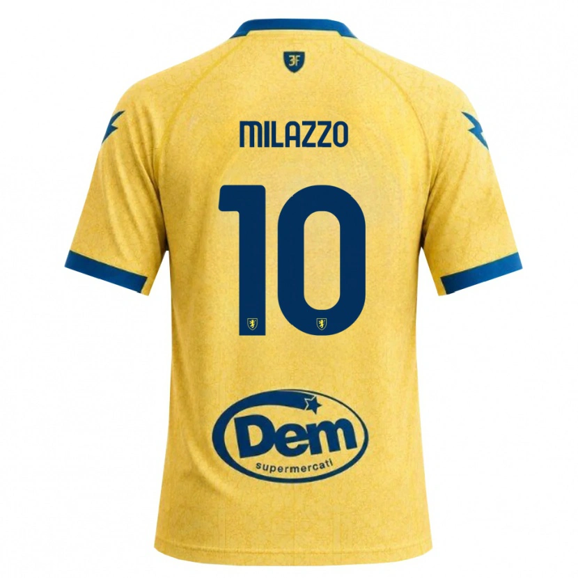 Danxen Men Simone Milazzo #10 Khaki Black Blue Home Jersey 2026/27 T-Shirt