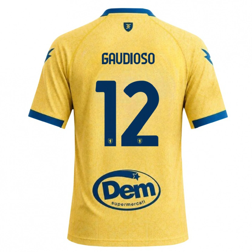 Danxen Men Gianmaria Gaudioso #12 Khaki Black Blue Home Jersey 2026/27 T-Shirt