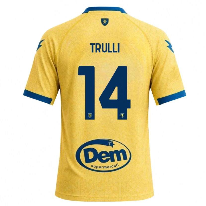 Danxen Men Lorenzo Trulli #14 Khaki Black Blue Home Jersey 2026/27 T-Shirt