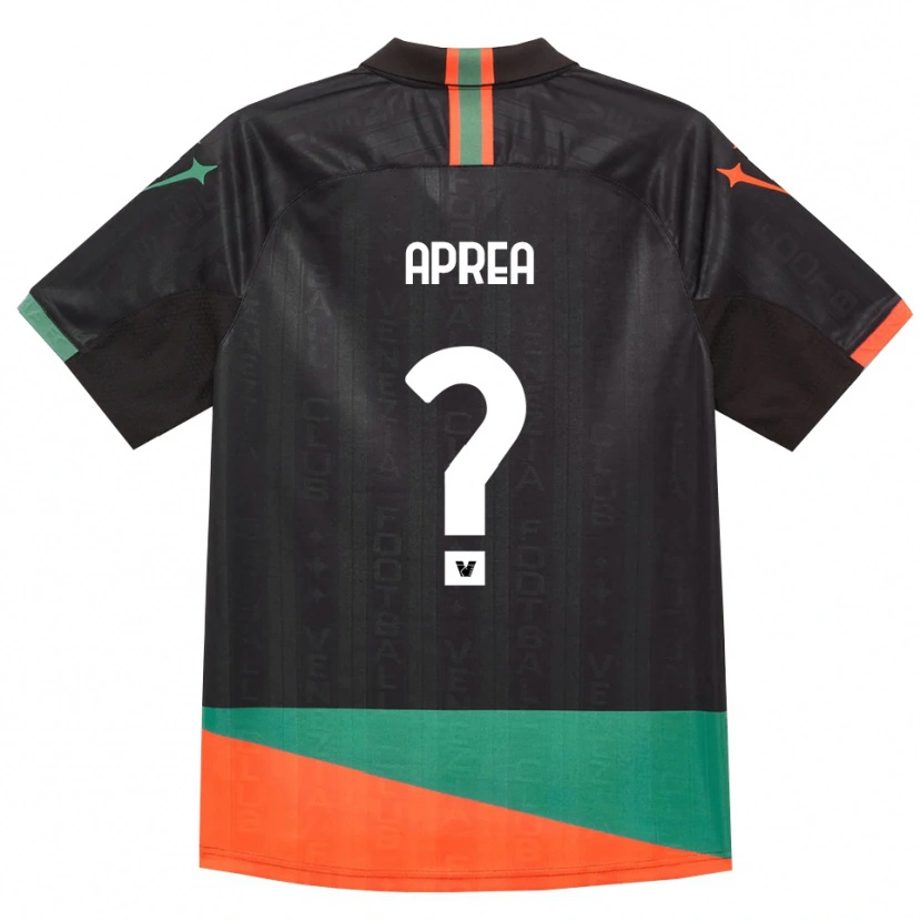Danxen Men Cristian Aprea #0 Black Orange Green Home Jersey 2026/27 T-Shirt
