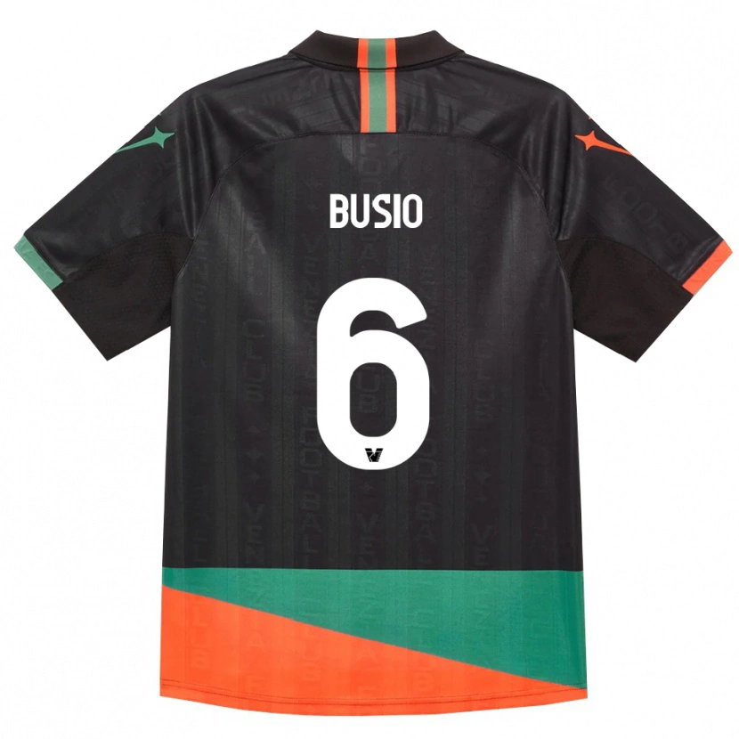 Danxen Men Gianluca Busio #6 Black Orange Green Home Jersey 2026/27 T-Shirt