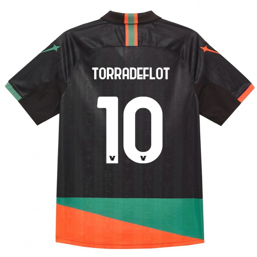 Danxen Men Queral Torradeflot #10 Black Orange Green Home Jersey 2026/27 T-Shirt