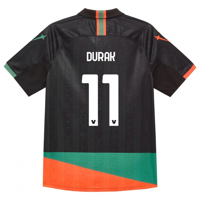 Danxen Men Malik Durak #11 Black Orange Green Home Jersey 2026/27 T-Shirt