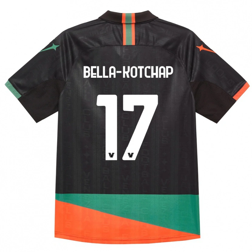 Danxen Men Armel Bella-Kotchap #17 Black Orange Green Home Jersey 2026/27 T-Shirt
