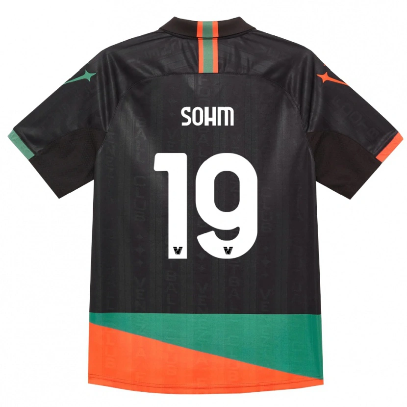Danxen Men Simon Sohm #19 Black Orange Green Home Jersey 2026/27 T-Shirt