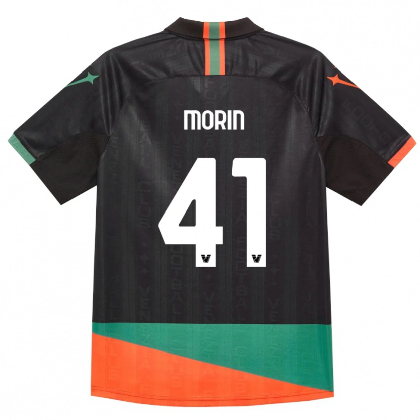 Danxen Men Elena Morin #41 Black Orange Green Home Jersey 2026/27 T-Shirt