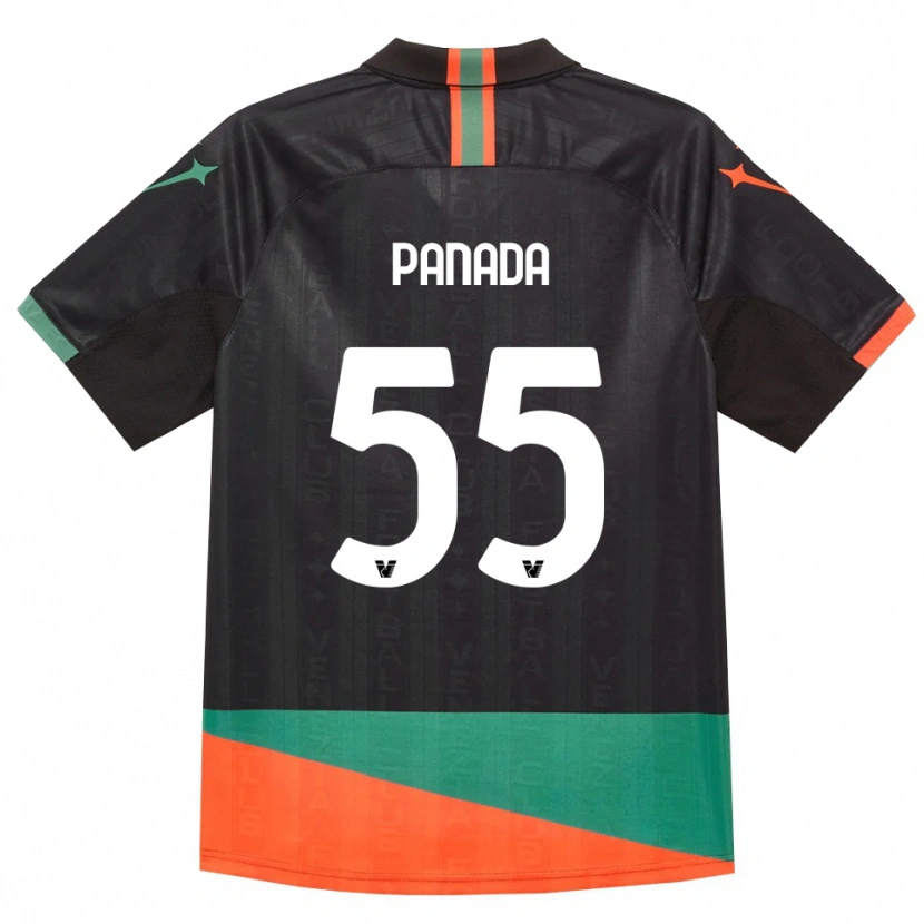 Danxen Men Simone Panada #55 Black Orange Green Home Jersey 2026/27 T-Shirt