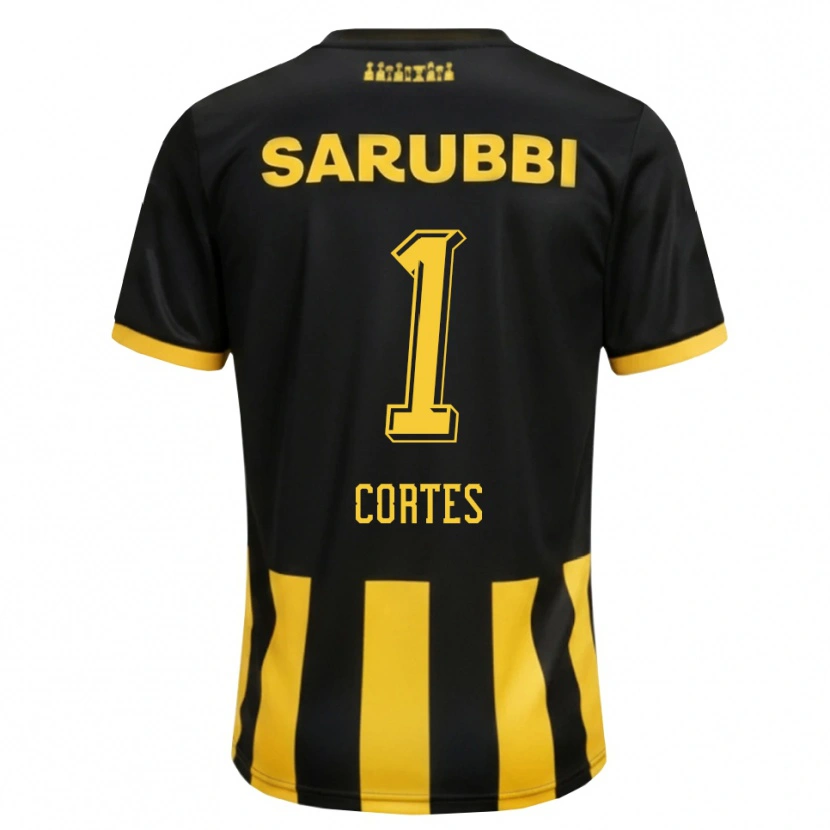 Danxen Men Brayan Cortés #1 Black Yellow Home Jersey 2026/27 T-Shirt