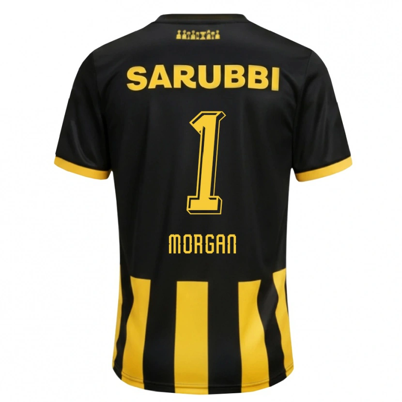 Danxen Men Kevin Morgan #1 Black Yellow Home Jersey 2026/27 T-Shirt