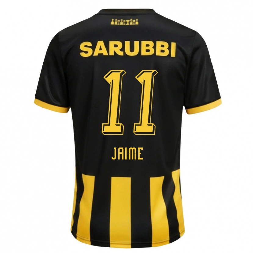 Danxen Men Leonel Jaime #11 Black Yellow Home Jersey 2026/27 T-Shirt