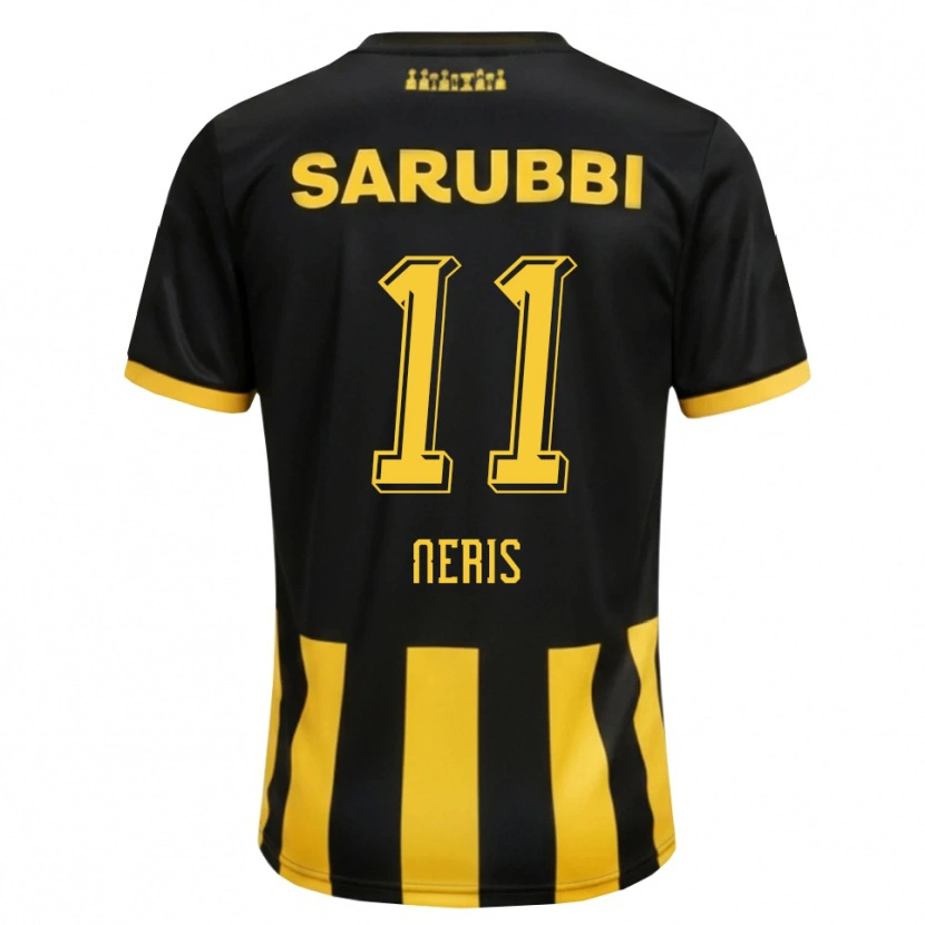 Danxen Men José Neris #11 Black Yellow Home Jersey 2026/27 T-Shirt