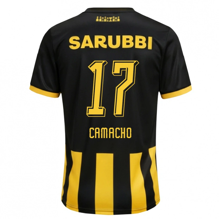 Danxen Men Sebastián Camacho #17 Black Yellow Home Jersey 2026/27 T-Shirt