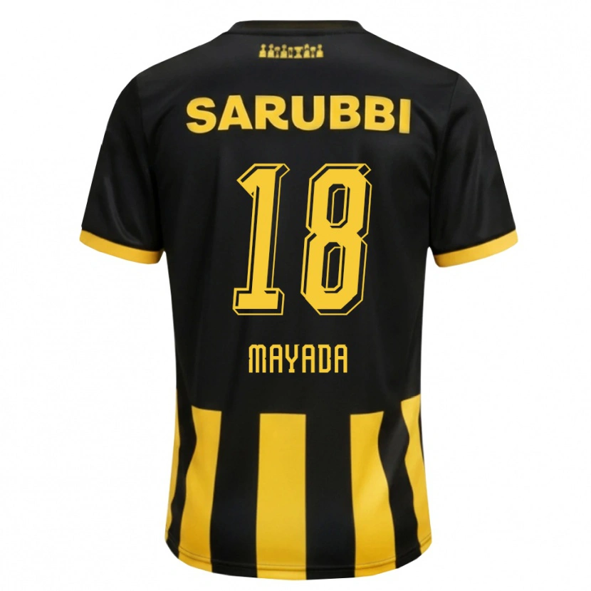 Danxen Men Camilo Mayada #18 Black Yellow Home Jersey 2026/27 T-Shirt