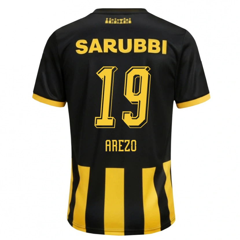 Danxen Men Matías Arezo #19 Black Yellow Home Jersey 2026/27 T-Shirt