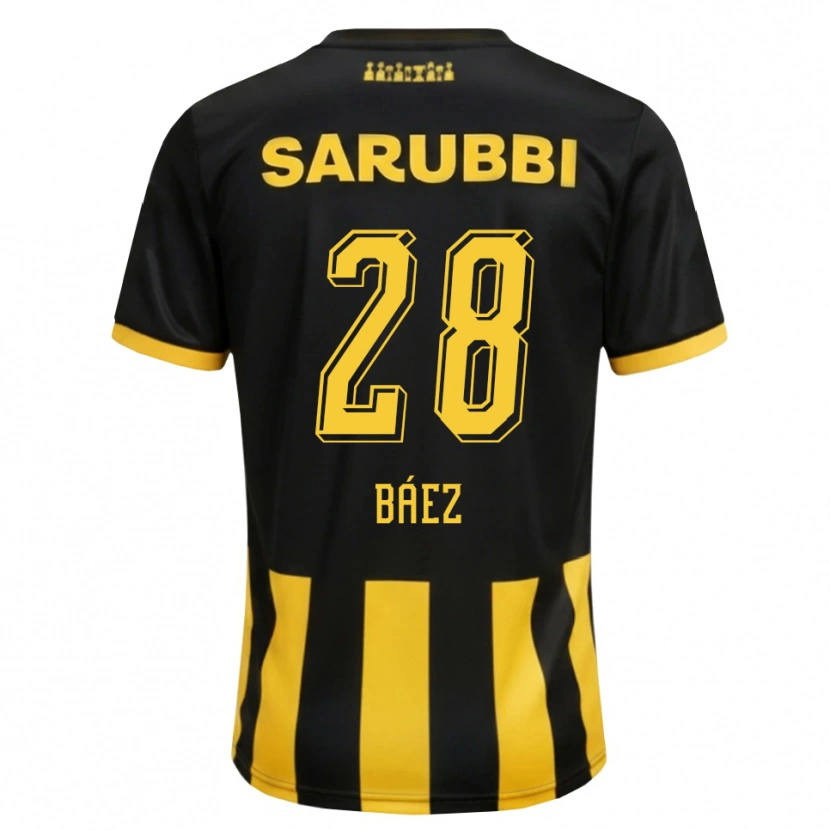 Danxen Men Jaime Báez #28 Black Yellow Home Jersey 2026/27 T-Shirt